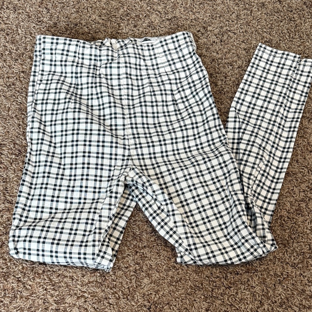 Urban Outfitters Black and White Plaid Pants